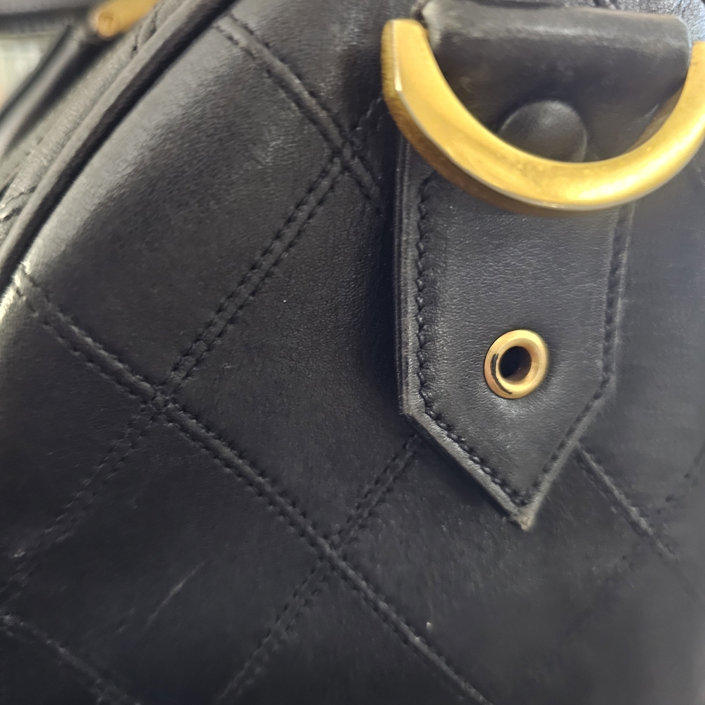 Chanel Black Quilted Leather Handbag - Picture 6 of 14